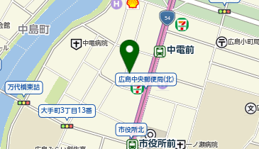 クロロフイルインフォメーション広島の地図画像