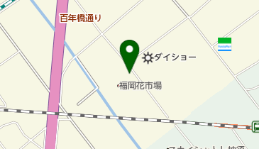 福岡生花仲買組合の地図画像