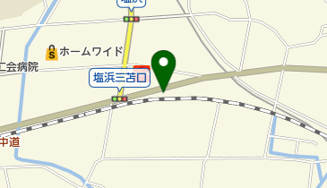 和白釣具の地図画像