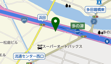 スロパラ福岡の地図画像