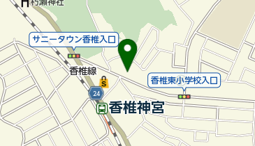 ビューティーサロンレストの地図画像