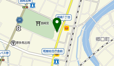 丸善美容室の地図画像