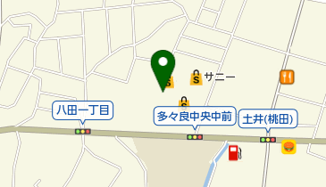 80Dog&rsquo;s八田店の地図画像