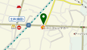 フォルツァカートサービスの地図画像