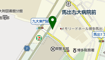 有限会社さくら薬局馬出店の地図画像