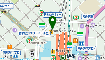 ゲーマーズ博多店の地図画像