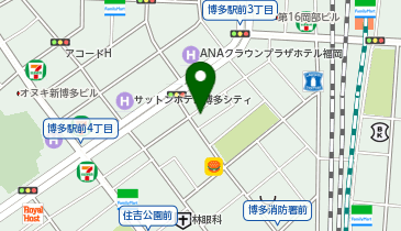 ケア21福岡の地図画像