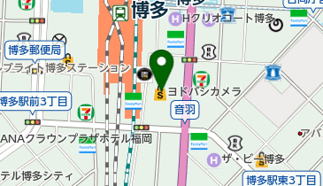 ヨドバシカメラマルチメディア博多の地図画像