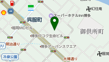 福岡市公民館 御供所公民館の地図画像