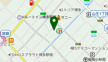 福岡市公民館 春住公民館の地図画像