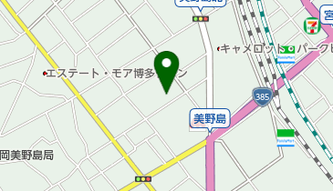 福岡市公民館 美野島公民館の地図画像