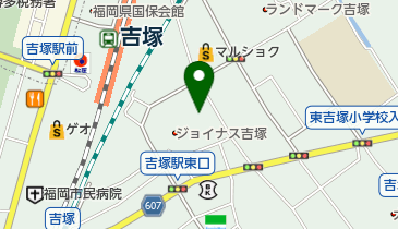 福岡市立空港周辺共同利用会館 東吉塚会館の地図画像