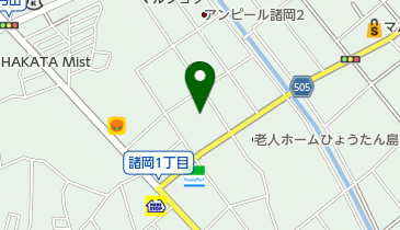 福岡市立空港周辺共同利用会館 弥生会館の地図画像