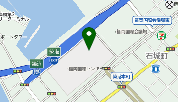 福岡サンパレス宿泊予約の地図画像