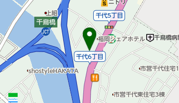 日本小型船舶検査機構福岡支部の地図画像