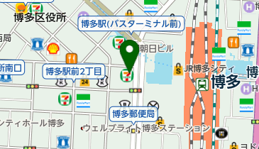 日本棋院九州本部の地図画像