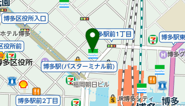 三鬼商事株式会社福岡支店の地図画像