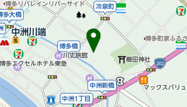 韓国百貨プチ・コリアの地図画像