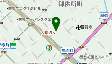 天理教 筑博分教会の地図画像