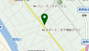 きょくとうペリカン倶楽部 美野島店の地図画像