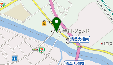 クリスタルクリーニング(CRYSTALCLEANING)博多美野島店の地図画像