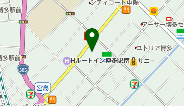 株式会社福田組九州支店の地図画像