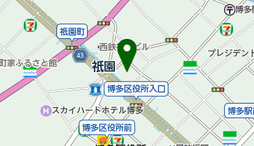 株式会社サンコンタクトレンズ福岡支店の地図画像