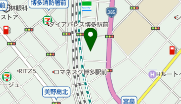 株式会社九州日立システムズの地図画像