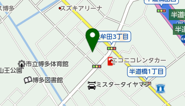 西部ゴム株式会社福岡ベイスの地図画像