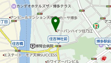 キモノハーツ福岡の地図画像