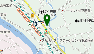 サイクルハウスあらまきの地図画像