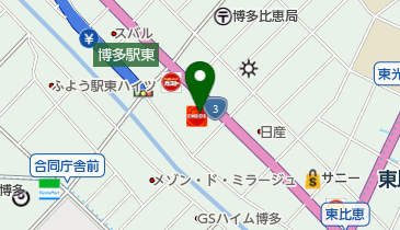 D・D福岡セントラルの地図画像