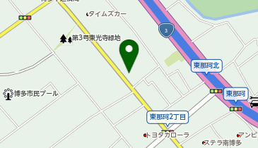 トヨタカローラ福岡株式会社 東那珂店の地図画像