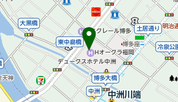 杉田写真館 ホテルオークラ福岡写真室の地図画像