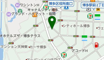 アリアケジャパン株式会社福岡支店の地図画像
