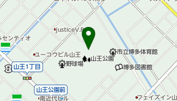 日吉神社の地図画像