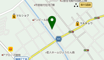 おおさまフーズ板付店の地図画像