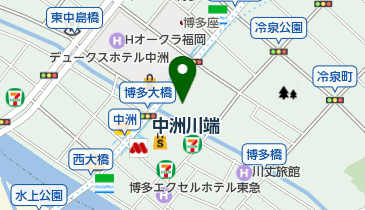 野中の八女茶の地図画像