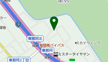 扇屋塗料店の地図画像