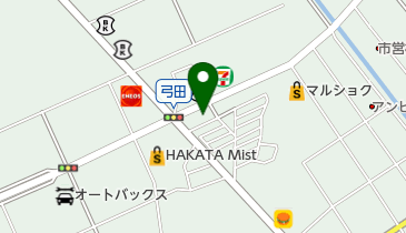 カットハウス華の地図画像