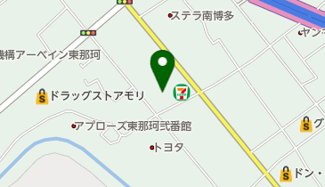 パンドラ美容室の地図画像