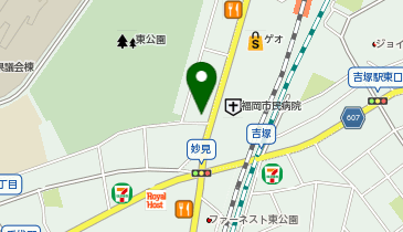 美容室ポプラの地図画像