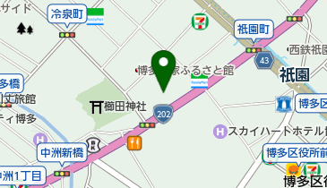 レボルシア博多店の地図画像