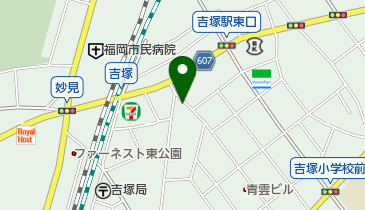 ファッションふじのの地図画像