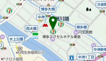 さかえ博多中洲店の地図画像