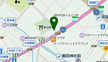 大東園本店の地図画像