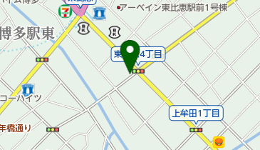 朝日調剤薬局比恵店の地図画像