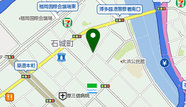 ヘアーサロンふくながの地図画像
