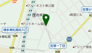 ヘアーサロンタサキの地図画像