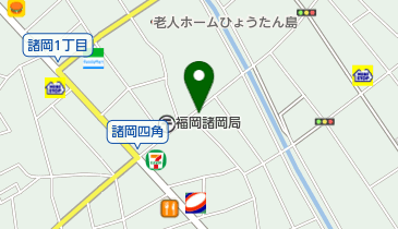 ピザポケット諸岡店の地図画像